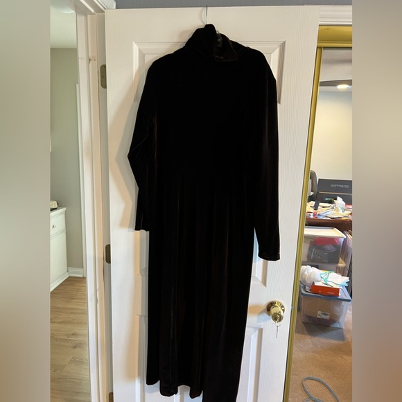 Moda Int’l Vintage Chocolate Brown Dress. Size XL. - Picture 5 of 12